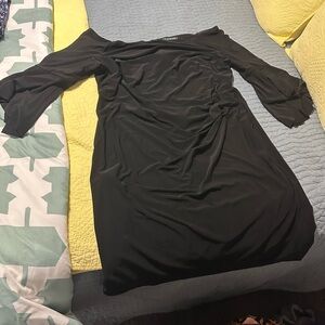 Elegant Black Off-Shoulder Dress